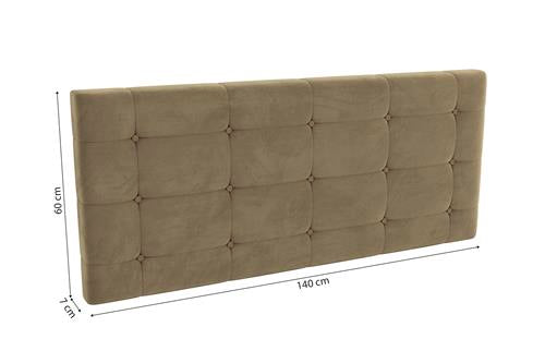 Cabeceira estofada 140cm
