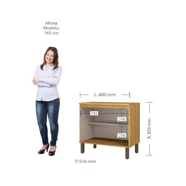 Armário Balcão de Cozinha 800 Verace