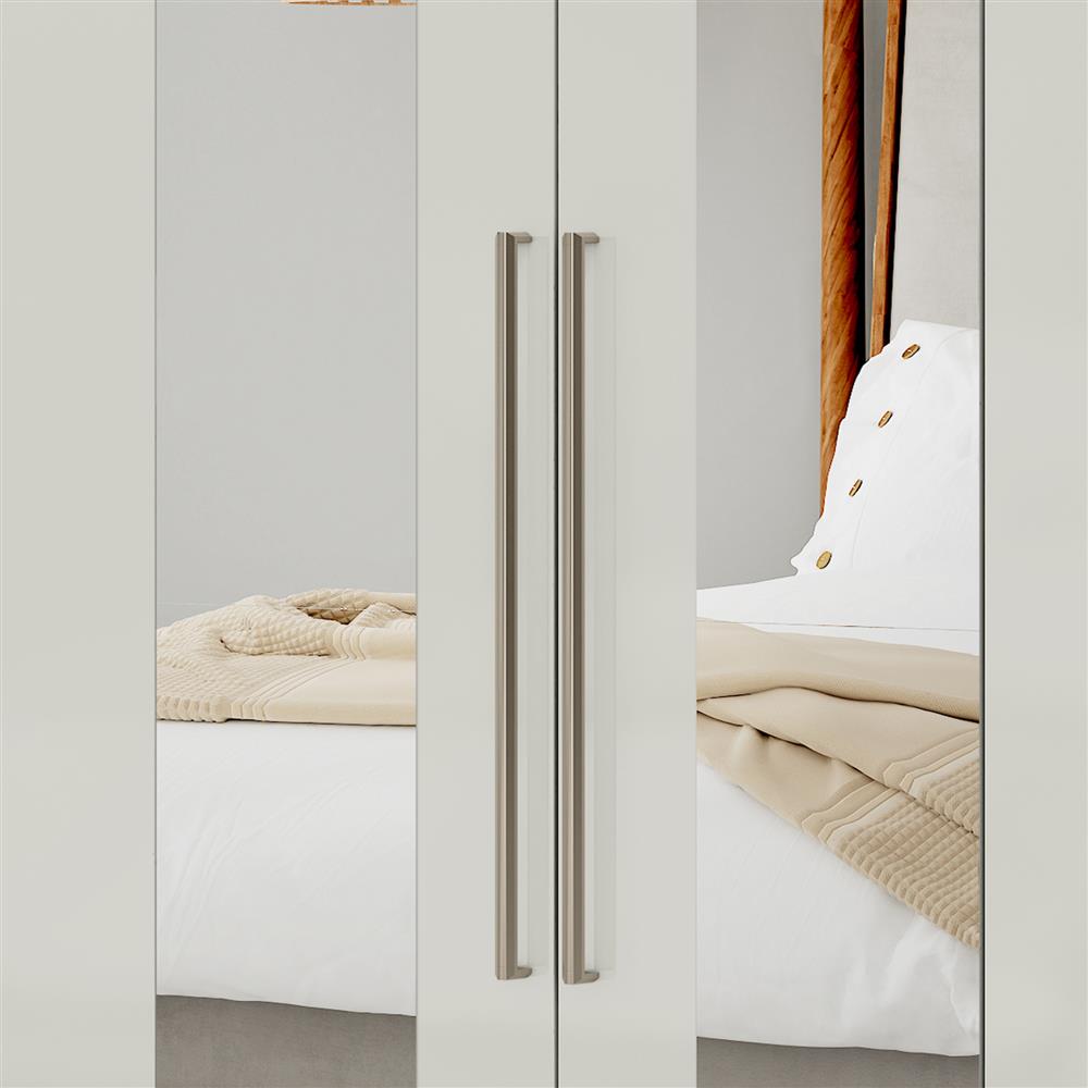 Guarda- Roupa Casal 6 Portas 2 Gav.coom espelhos Itá