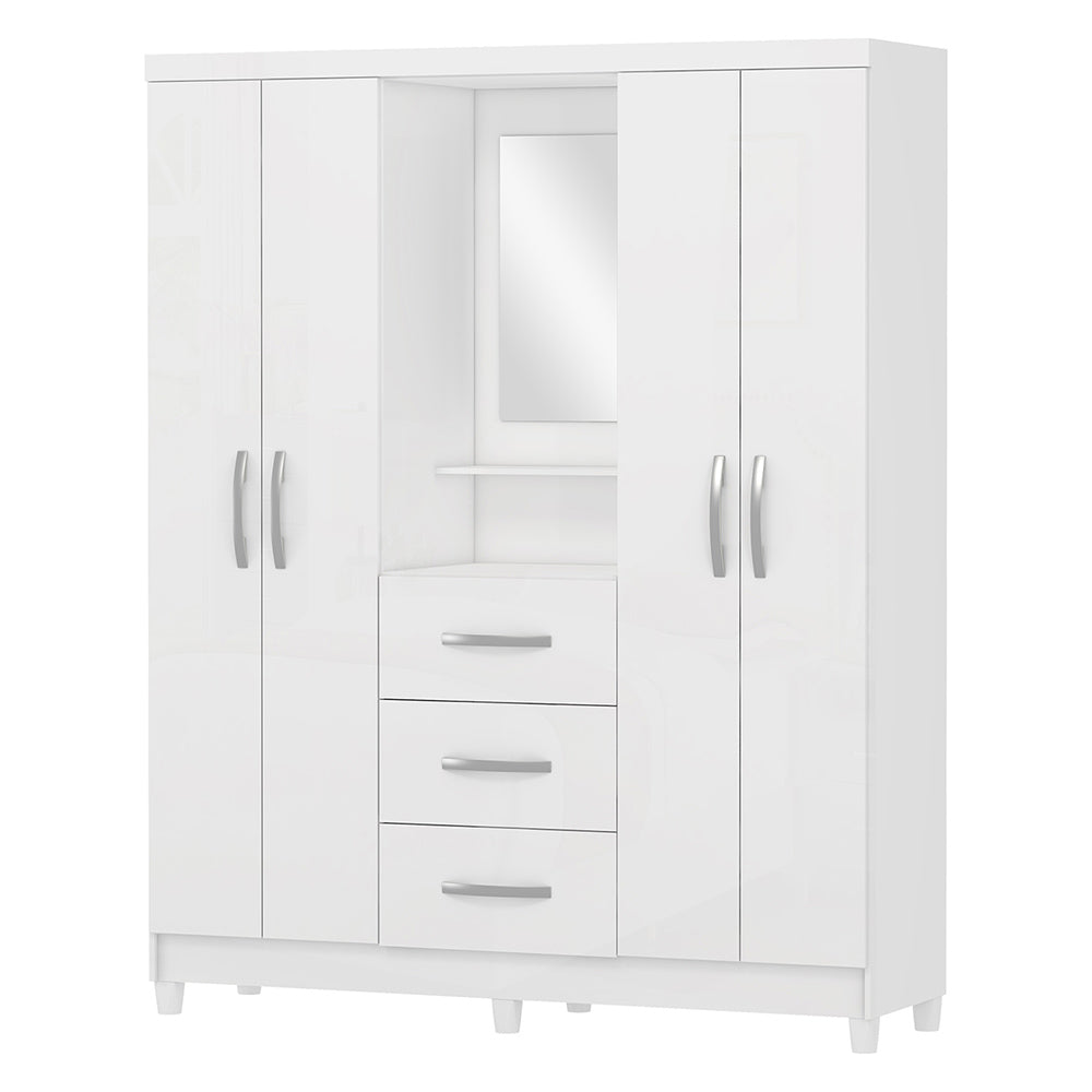 Guarda Roupa Casal 4 Portas 3 Gav Ilhéus