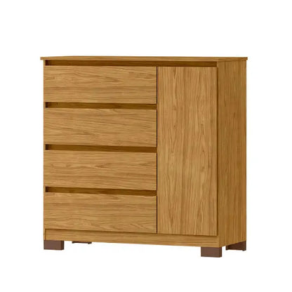 Cômoda Vega 1 Porta 4 Gavetas