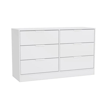Cômoda Kappesberg 6 gavetas Branco Brilho