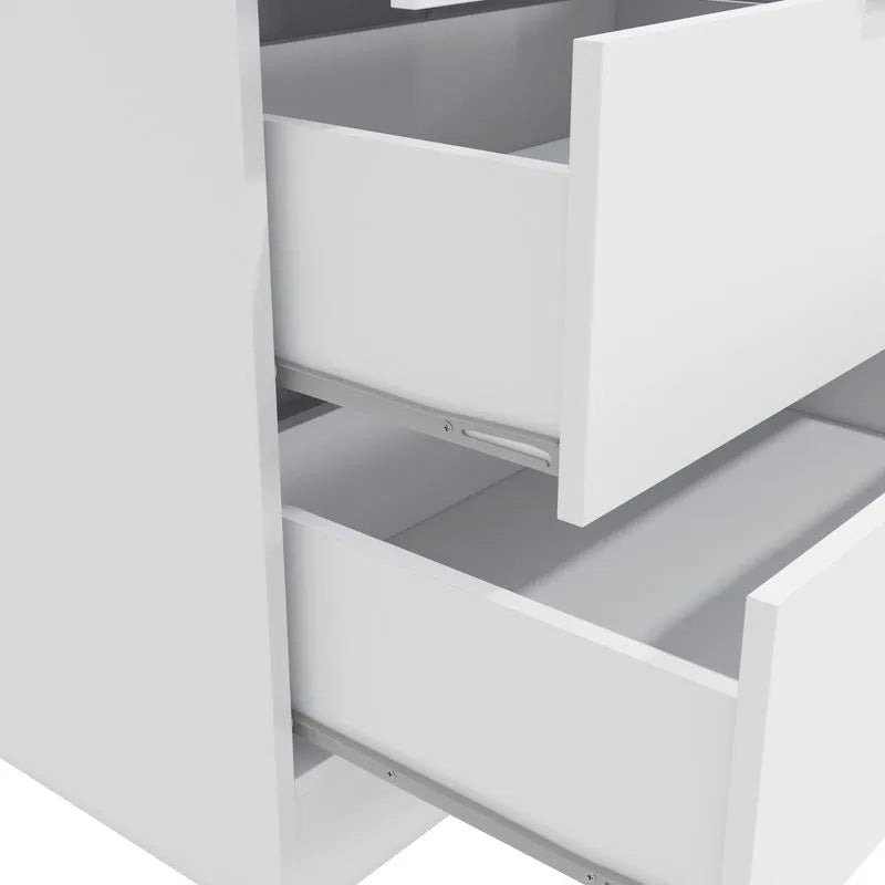 Cômoda Kappesberg 6 gavetas Branco Brilho