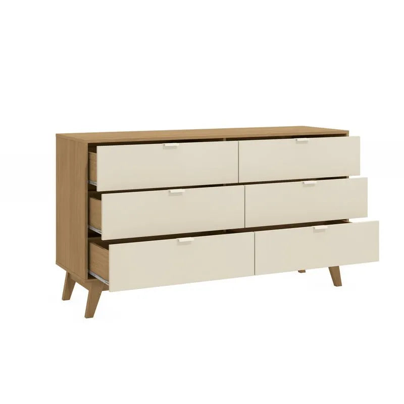 Cômoda Kappesberg 6 gavetas Itapuã/Argila