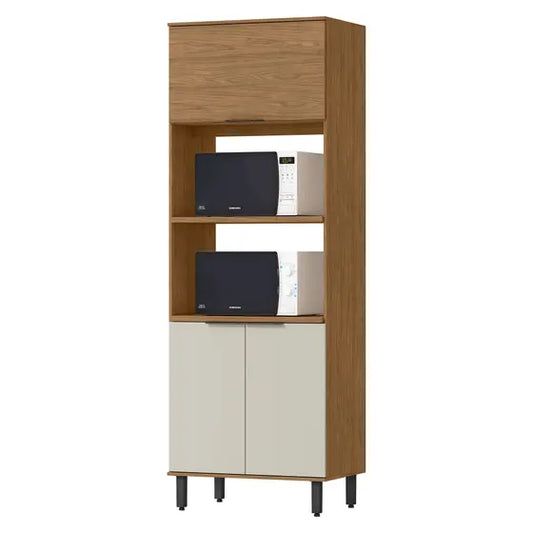 Paneleiro Torre Quente MDF 2 Fornos 3 Port. Toscana