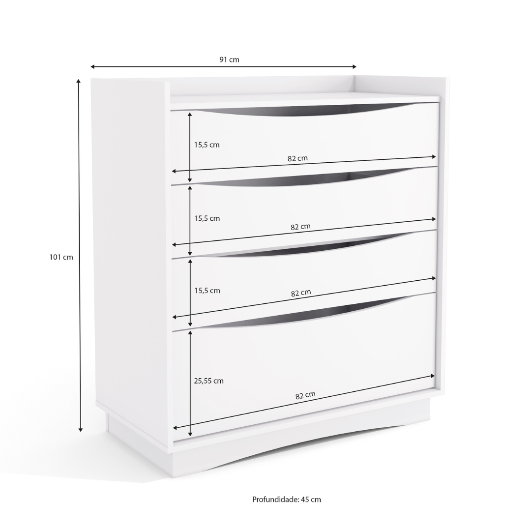 Cômoda M260-BR kappesberg