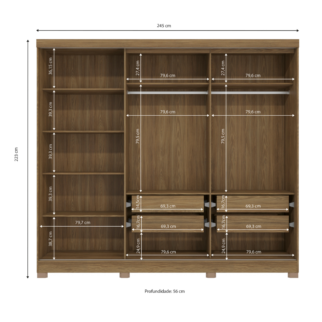 Roupeiro CB01N564-NGMC Kappesberg