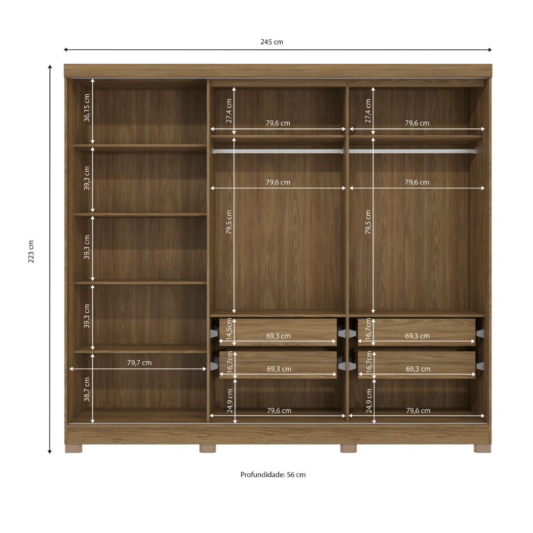 Roupeiro CB03N564-NGMC Kappesberg