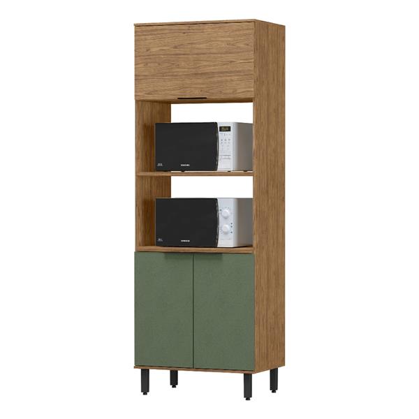 Paneleiro Torre Quente MDF 2 Fornos 3 Port. Toscana