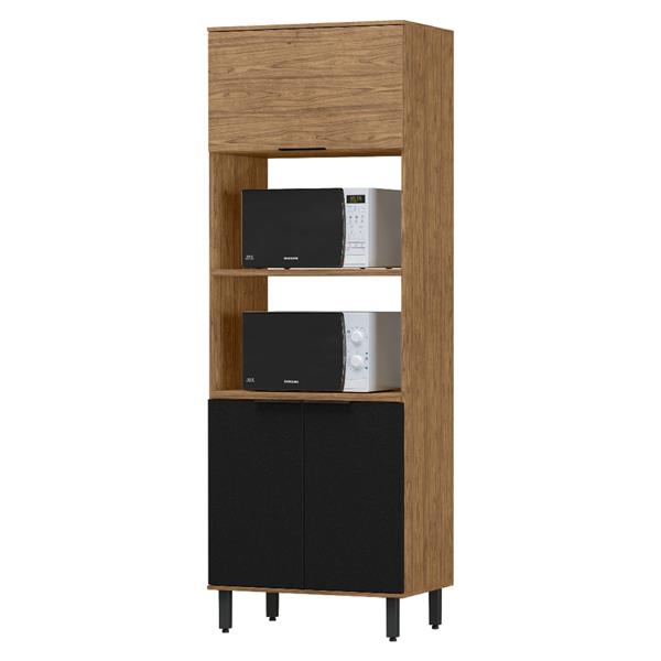 Paneleiro Torre Quente MDF 2 Fornos 3 Port. Toscana