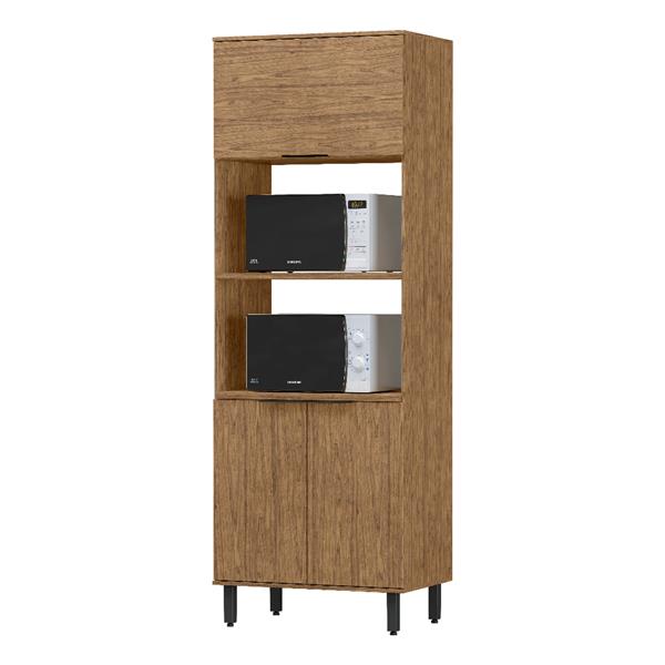 Paneleiro Torre Quente MDF 2 Fornos 3 Port. Toscana