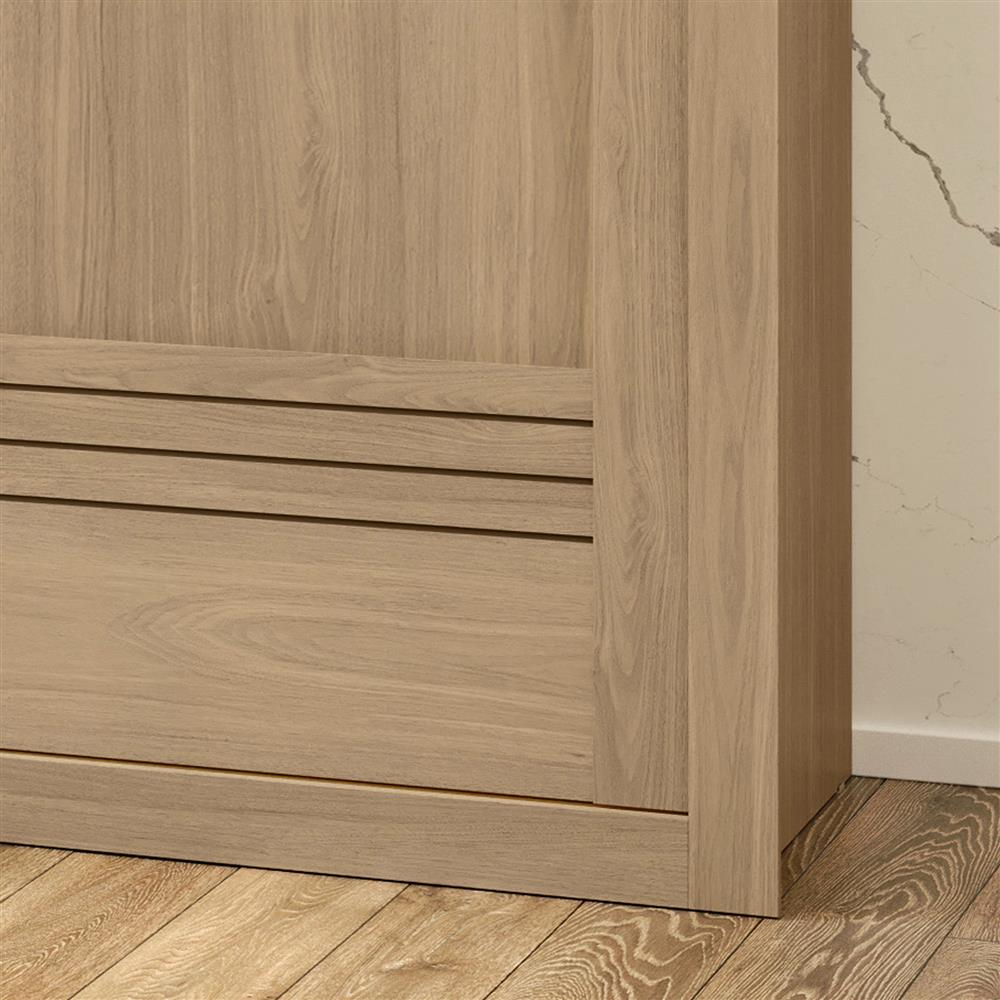 Guarda- Roupa Casal MDF 2 Portas de Correr 4 Gav. Trípoli