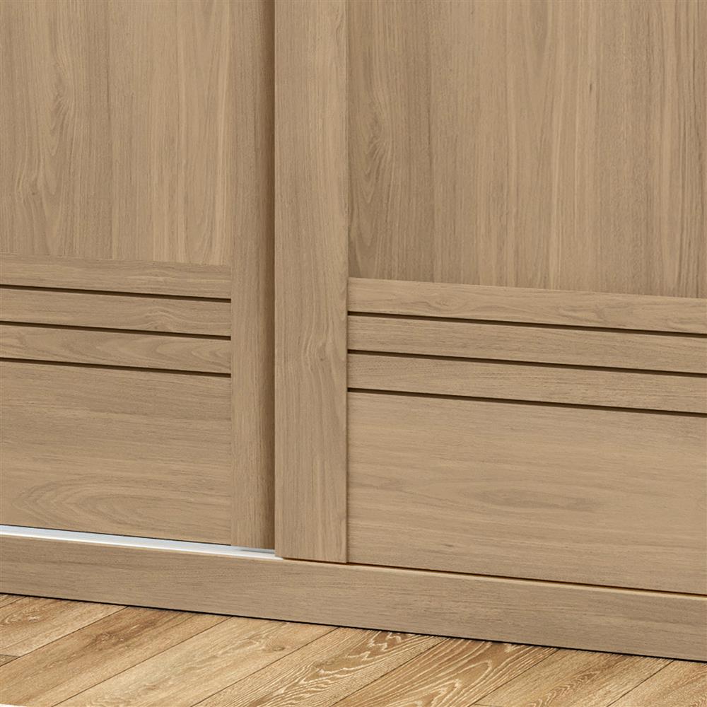 Guarda- Roupa Casal MDF 2 Portas de Correr 4 Gav. Trípoli