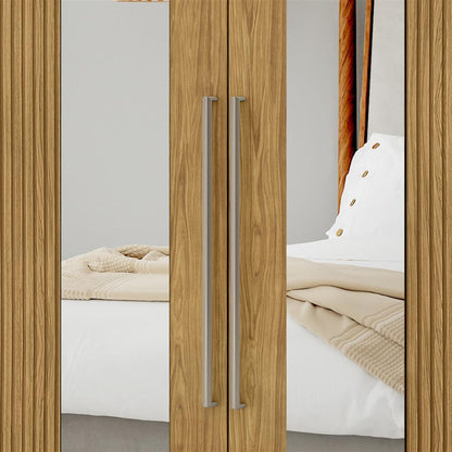 Guarda- Roupa Casal 6 Portas 2 Gav. Itá Com Espelhos