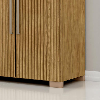 Guarda- Roupa Casal 6 Portas 2 Gav. Itá Com Espelhos