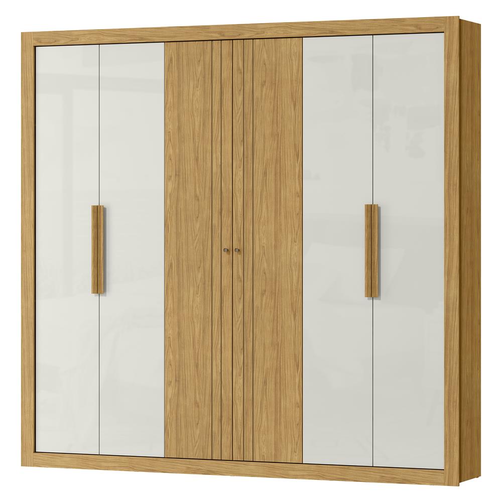 Guarda- Roupa Casal 6 portas Montecarlo 3 Gav