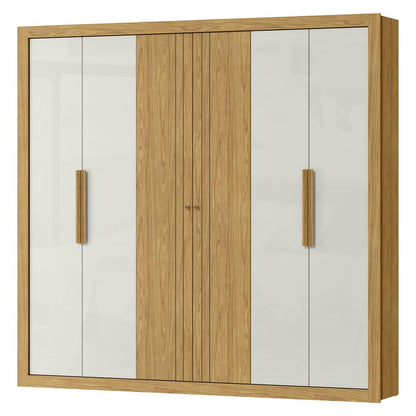 Guarda- Roupa Casal 6 portas Montecarlo 3 Gav