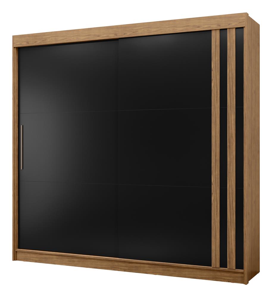 Guarda Roupa Casal MDF 2 Portas de Correr 4 Gav. Seul