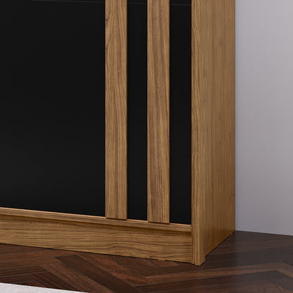 Guarda Roupa Casal MDF 2 Portas de Correr 4 Gav. Seul