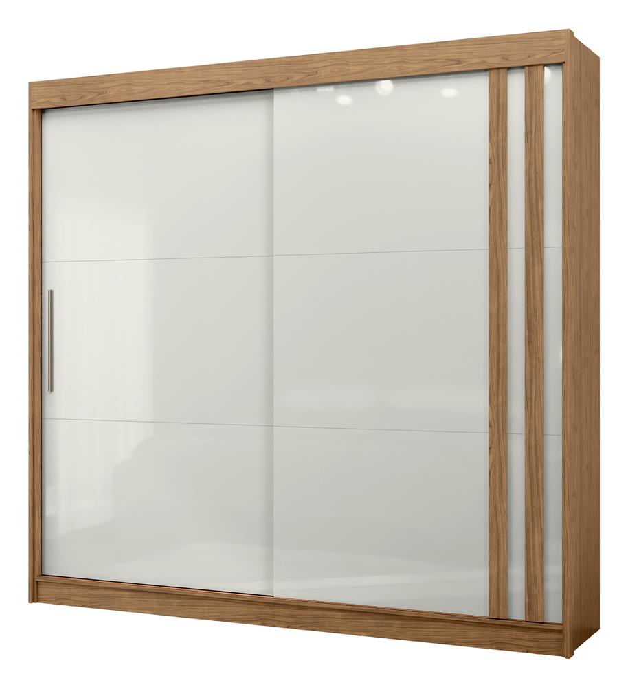 Guarda Roupa Casal MDF 2 Portas de Correr 4 Gav. Seul