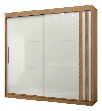 Guarda Roupa Casal MDF 2 Portas de Correr 4 Gav. Seul