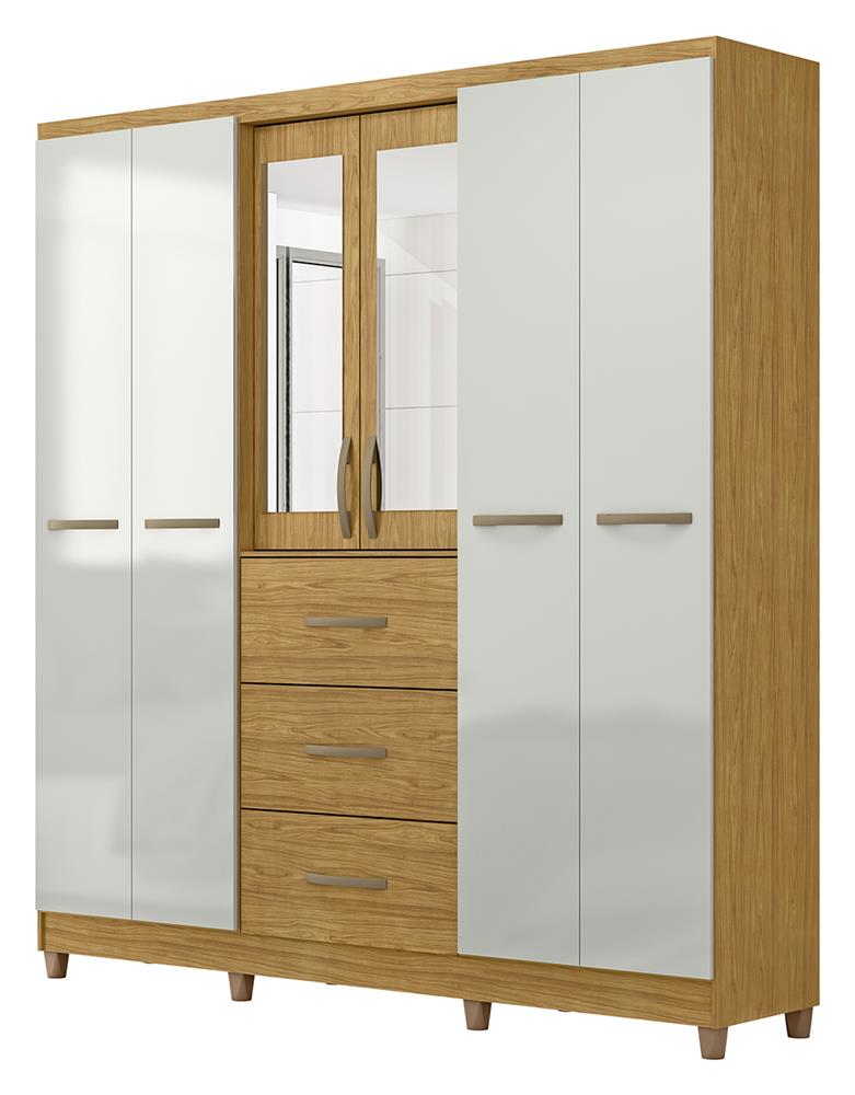 Guarda Roupa Casal 6 Portas 3 Gav. Londrina