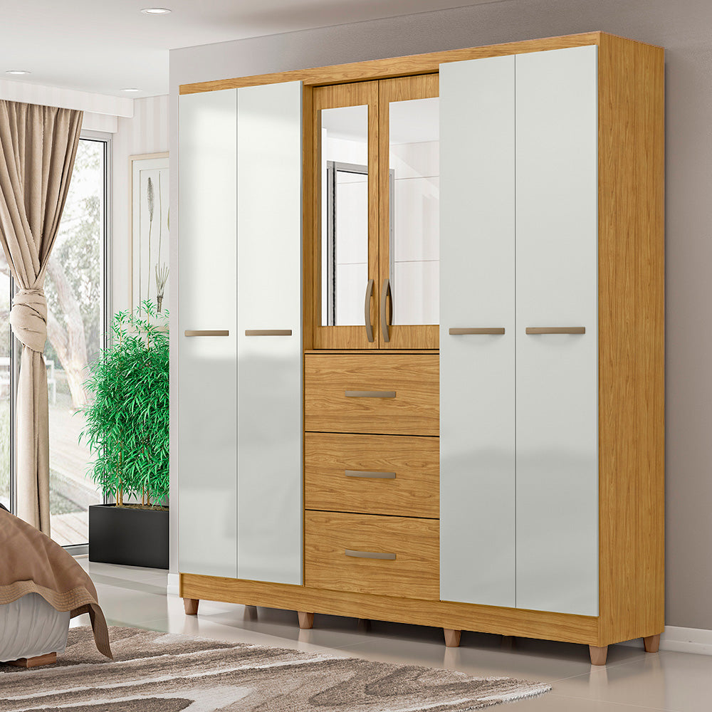 Guarda Roupa Casal 6 Portas 3 Gav. Londrina