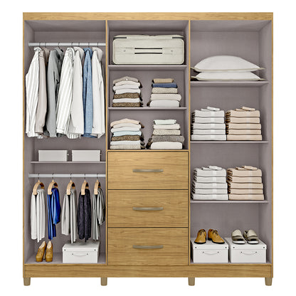 Guarda Roupa Casal 6 Portas 3 Gav. Londrina