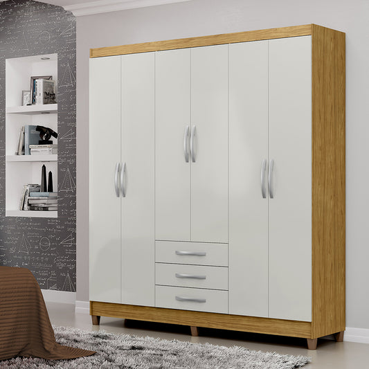 Guarda Roupa Casal 6 Portas 3 Gav. Toledo