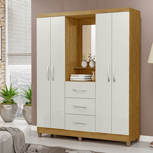 Guarda Roupa Casal 4 Portas 3 Gav Ilhéus