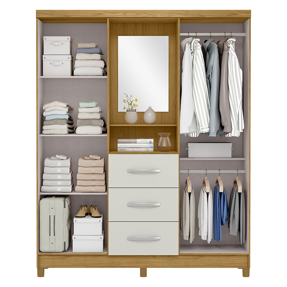 Guarda Roupa Casal 4 Portas 3 Gav Ilhéus