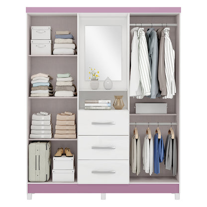 Guarda Roupa Casal 4 Portas 3 Gav Ilhéus