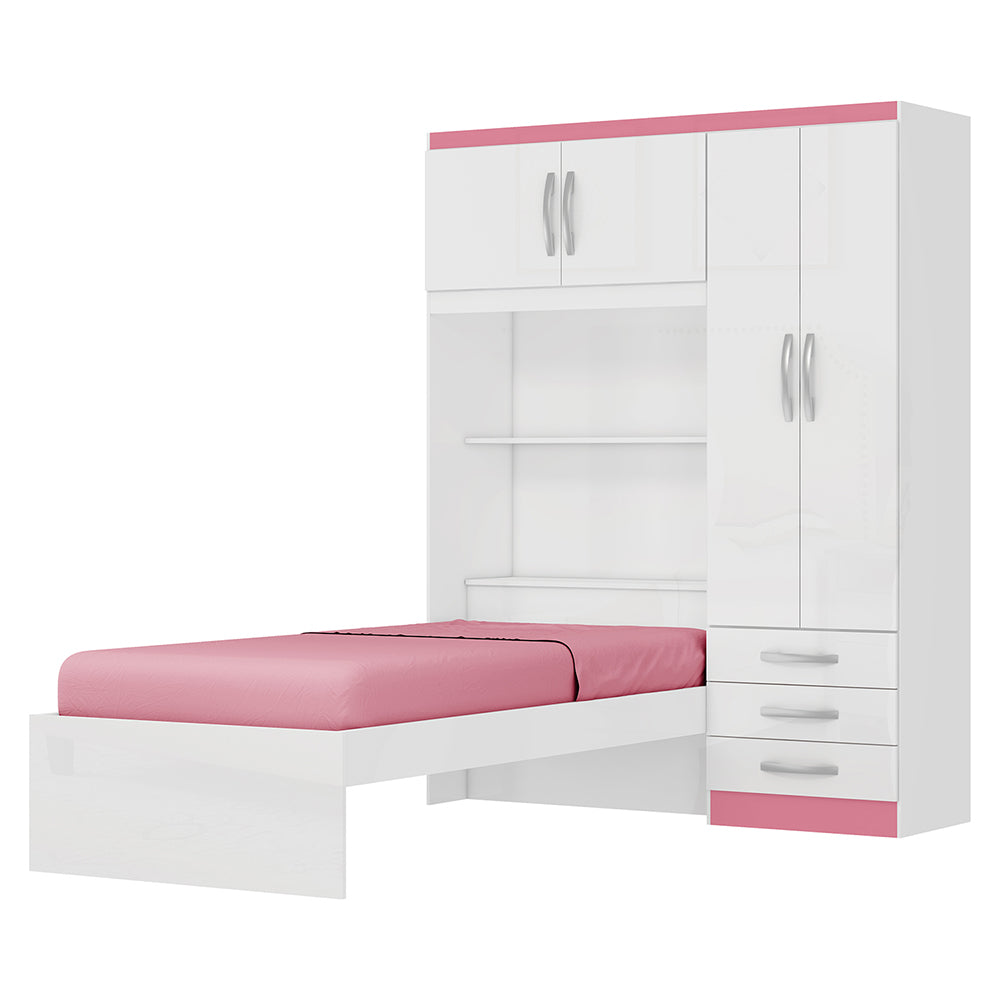 Guarda Roupa Infantil C/ Cama 4 Portas 3 Gav. Lisboa
