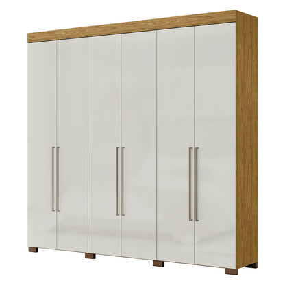 Guarda Roupa Casal 6 Portas 2 Gavetas Itá